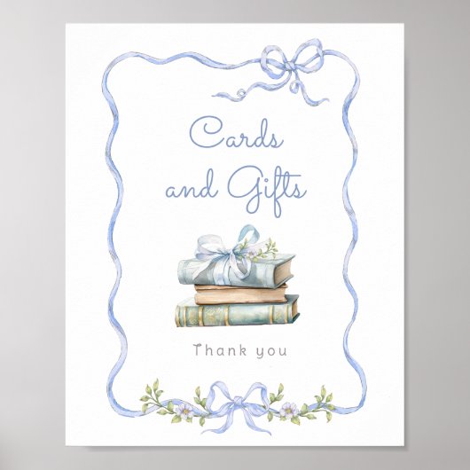 Kaarten en geschenken Blauwe boog Nieuw Chapter ba Poster (Voorkant)