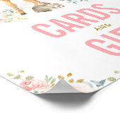 Kaarten en geschenken / Blush Floral Woodland Anim Poster (Hoek)