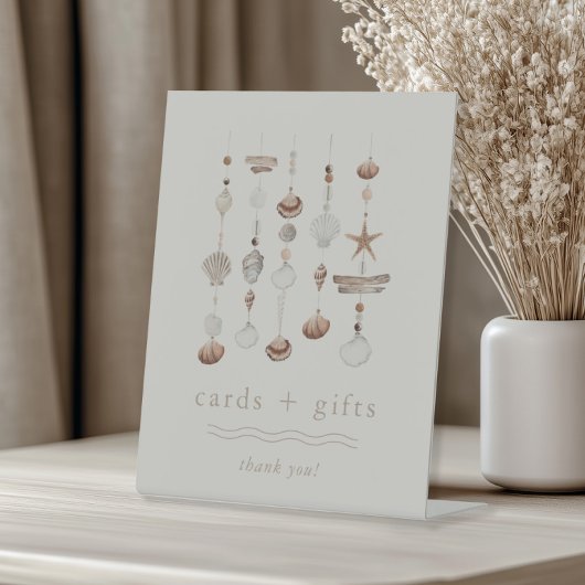 Kaarten en geschenken Boho Beach Baby shower Reclamebord Met Voetstuk