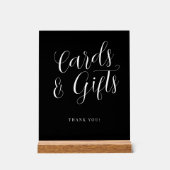 Kaarten en geschenken eenvoudige moderne script br acryl bord (Voorkant)