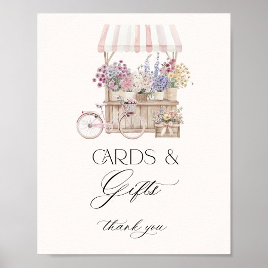 Kaarten en geschenken Elegant uit de markt Poster (Voorkant)