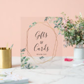 Kaarten en geschenken Eucalyptus Script Wedding Acryl Bord (Huwelijk)