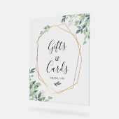 Kaarten en geschenken Eucalyptus Script Wedding Acryl Bord (Hoek)
