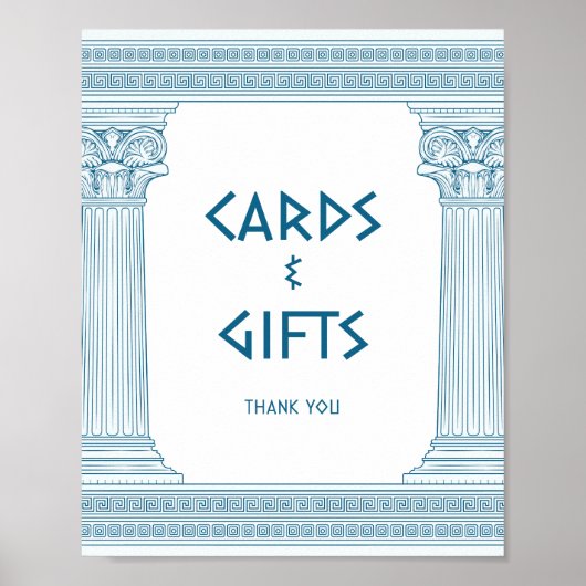 Kaarten en Geschenken Feestbord voor toga-evenemen Poster (Voorkant)