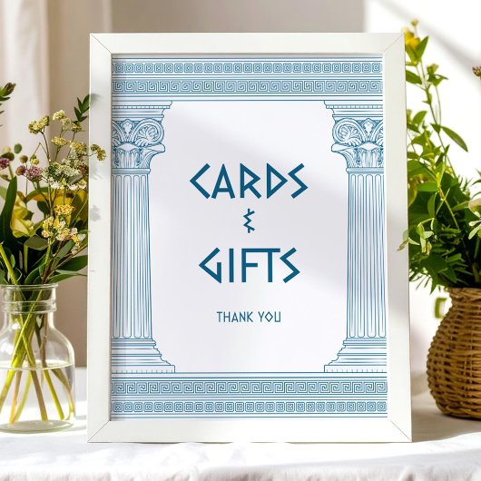 Kaarten en Geschenken Feestbord voor toga-evenemen Poster