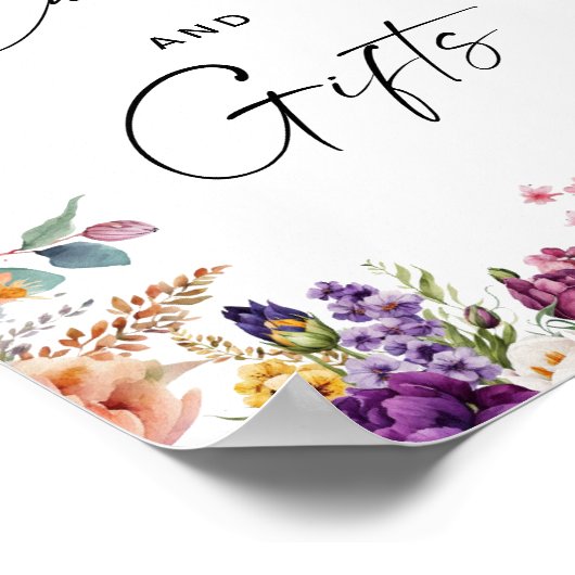 Kaarten en geschenken Floral Vrijgezellenfeest Spr Poster (Hoek)