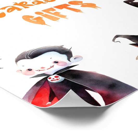 Kaarten en geschenken Halloween kostuumfeest Poster (Hoek)