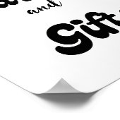 Kaarten en geschenken Halloween spook baby shower  Poster (Hoek)