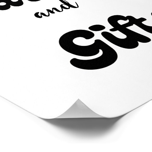 Kaarten en geschenken Halloween spook baby shower  Poster (Hoek)