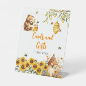 Kaarten en geschenken Honingbij Baby shower Reclamebord Met Voetstuk (Voorkant)