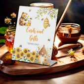 Kaarten en geschenken Honingbij Baby shower Reclamebord Met Voetstuk