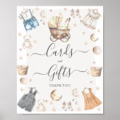 Kaarten en geschenken Kleding Boho Gender Reveal Poster (Voorkant)