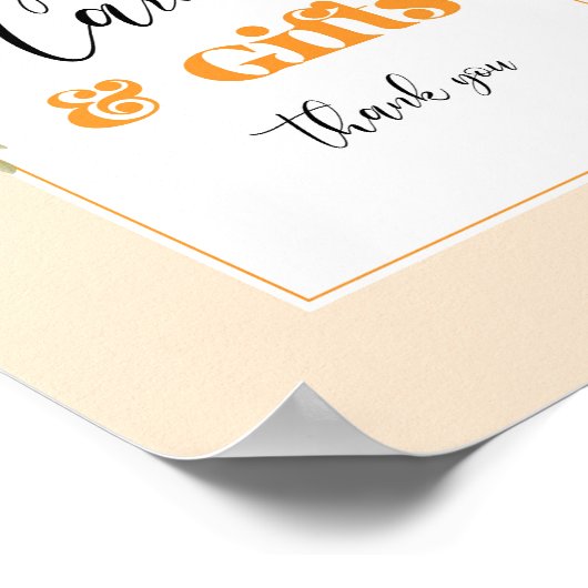 Kaarten en geschenken kleine cutie sinaasappels ve poster (Hoek)