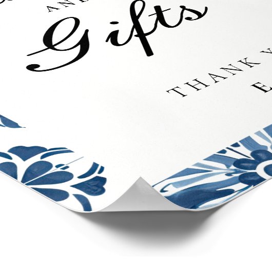 Kaarten en geschenken Lemon Positano Trouwbord Poster (Hoek)