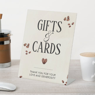 Kaarten en geschenken liefde is brouwen Vrijgezell Reclamebord Met Voetstuk