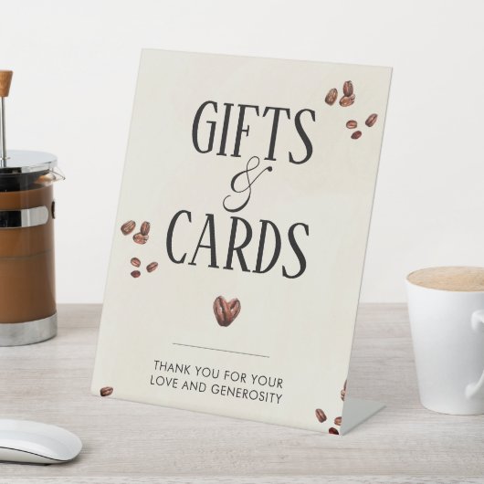 Kaarten en geschenken liefde is brouwen Vrijgezell Reclamebord Met Voetstuk (Insitu)