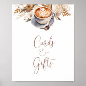 Kaarten en geschenken Liefde is het brouwen van Vr Poster (Voorkant)