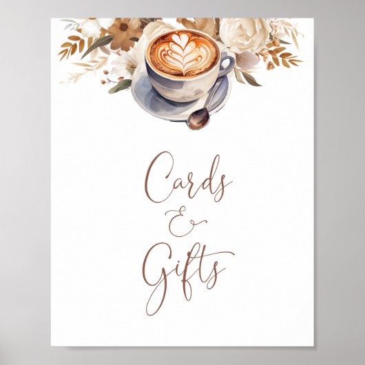 Kaarten en geschenken Liefde is het brouwen van Vr Poster (Voorkant)