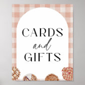 Kaarten en geschenken Little Cutie Pie Baby shower Poster (Voorkant)