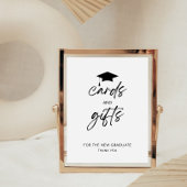 Kaarten en geschenken Minimalistisch afstuderen Pa