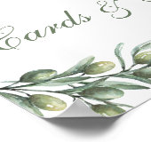 Kaarten en geschenken. Olijven. Italiaanse zomerbr Poster (Hoek)