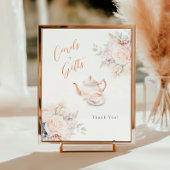 Kaarten en geschenken Pastel Blooms Bruids Tea Par Poster