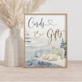 Kaarten en geschenken Polar Beer Poster