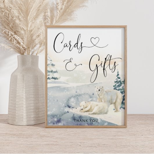 Kaarten en geschenken Polar Beer Poster