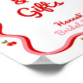 Kaarten en geschenken Retro Cherry Vrijgezellenfee Poster (Hoek)