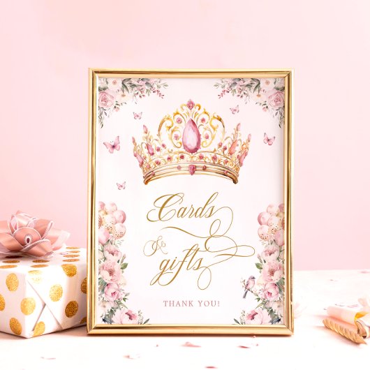 Kaarten en geschenken Royal Princess Verjaardagsfe Poster