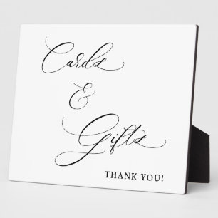 Kaarten en geschenken schriftuur Trouwtafel Plaque Fotoplaat