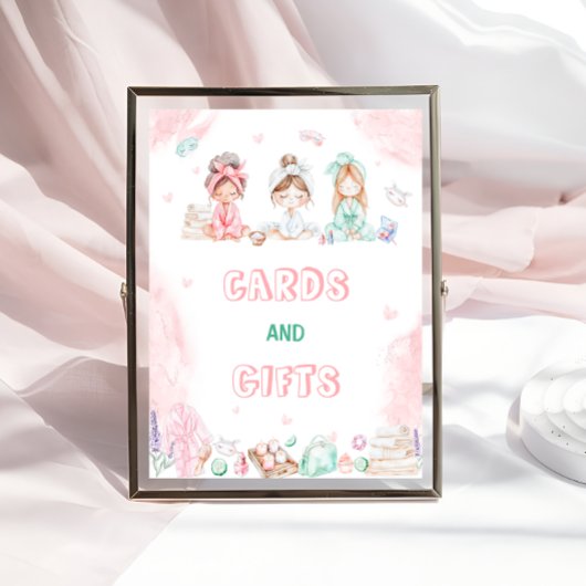 Kaarten en geschenken Spa Party Verjaardag Poster