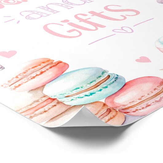 Kaarten en geschenken Sweet pastel birthday Poster (Hoek)