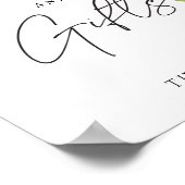 Kaarten en geschenken teken Aperol Spritz Vrijgeze Poster (Hoek)