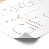 Kaarten en geschenken teken Boho herfst Herfstbloe Poster (Hoek)