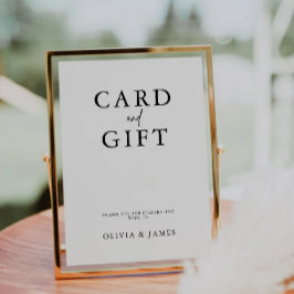 Kaarten en geschenken teken, minimalistische bruil