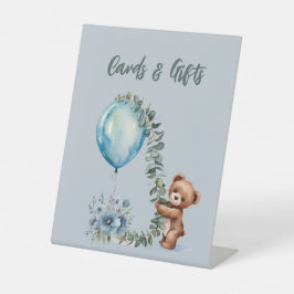kaarten en geschenken teken - Oh Boy Baby shower Reclamebord Met Voetstuk