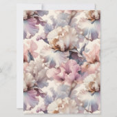 Kaarten en Geschenken Trouwbord, Elegante Bloemen  (Achterkant)