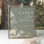 Kaarten en geschenken van de witte bloem poster