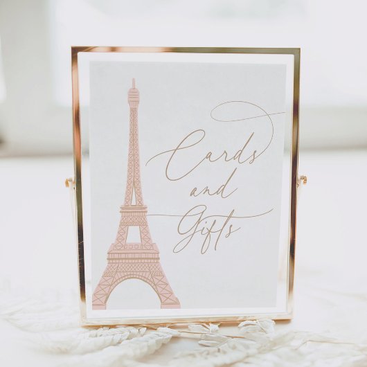 Kaarten en geschenken van het Paris Eiffel Tower B Poster