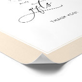 Kaarten en geschenken van sinaasappel herfst, van poster (Hoek)