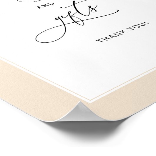 Kaarten en geschenken van sinaasappel herfst, van poster (Hoek)