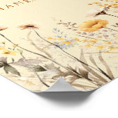 Kaarten en geschenken Vrijgezellenfeest Dank u Poster (Hoek)