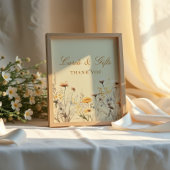 Kaarten en geschenken Vrijgezellenfeest Dank u Poster