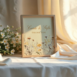 Kaarten en geschenken Vrijgezellenfeest Dank u Poster