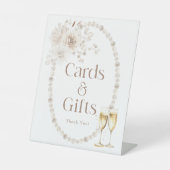 Kaarten en geschenken Vrijgezellenfeest teken Reclamebord Met Voetstuk (Voorkant)