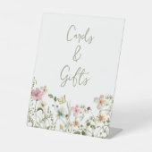 Kaarten en geschenken Wildflower Baby shower Reclamebord Met Voetstuk (Voorkant)