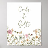 Kaarten en geschenken Wildflower Vrijgezellenfeest Poster (Voorkant)