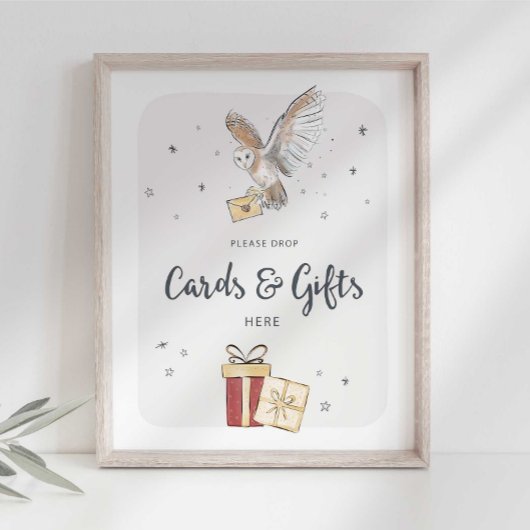 Kaarten en Geschenken Wizard Party Sign Poster