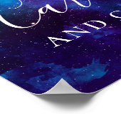 Kaarten en geschenken. Zeemijlvaart, nachtmarinebr Poster (Hoek)